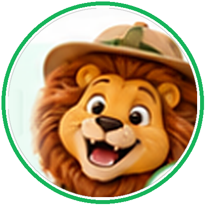 Adventure lion mascot